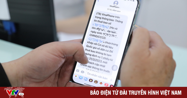 Nhà mạng bắt đầu khóa chiều gọi đi đối với các thuê bao chưa chuẩn hóa thông tin