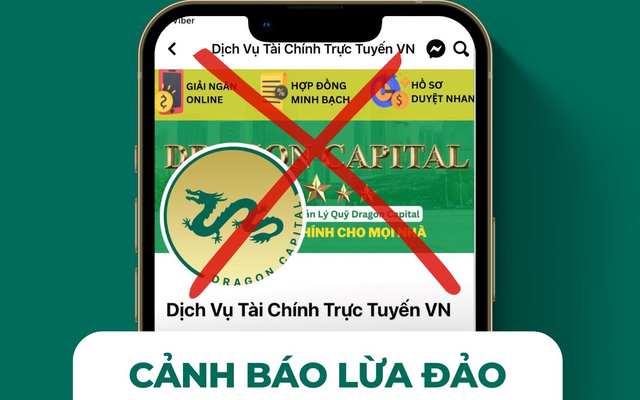 Công ty quản lý quỹ Dragon Capital đưa ra cảnh báo đến nhà đầu từ trên phương tiện truyền thông. (Ảnh: Int)