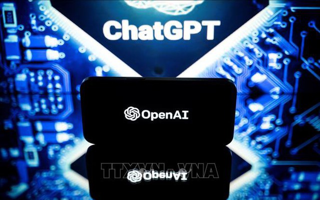 Biểu tượng công cụ ChatGPT của công ty OpenAI. Ảnh minh họa: AFP/TTXVN