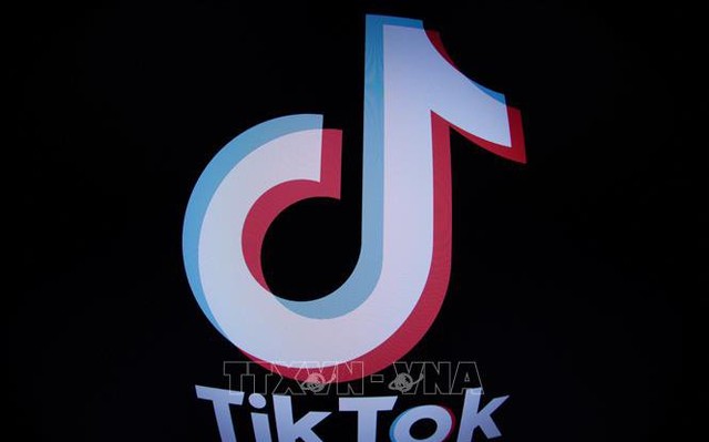 Biểu tượng ứng dụng TikTok. Ảnh: AFP/TTXVN
