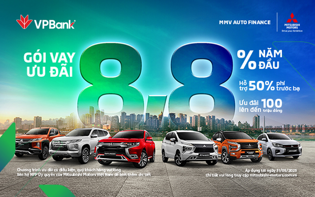 Vay VPBank mua ô tô lãi suất 8,8%/năm, phê duyệt trong 5 phút