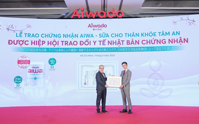 Aiwa Thân khỏe Tâm an của Aiwado được chứng nhận cho chất lượng chuẩn Nhật