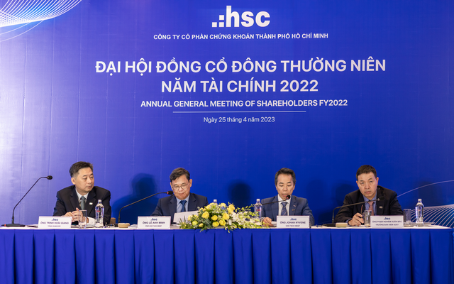 Chứng khoán HSC tổ chức thành công ĐHĐCĐ thường niên năm tài chính 2022