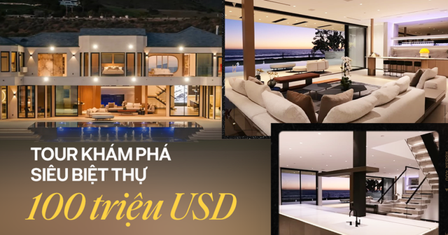 Siêu biệt thự trị giá hơn 100 triệu USD bên bờ biển Malibu, California: Lộng lẫy đến choáng ngợp, nội thất sang xịn đúng kiểu 'đỉnh của chóp'