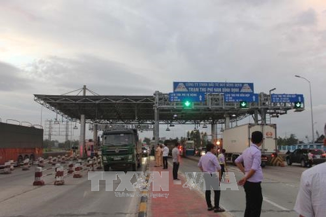 Trạm BOT Nam Bình Định. Ảnh tư liệu: TTXVN