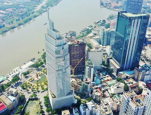 Vietcombank Tower dự án có phần của Setra Corp là đối tác liên doanh.