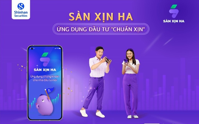 Chứng khoán Shinhan ra mắt ứng dụng Sàn Xịn Ha cho nhà đầu tư trẻ