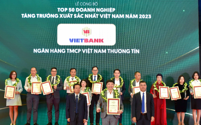 Vietbank vào "Top 50 doanh nghiệp tăng trưởng xuất sắc nhất Việt Nam"