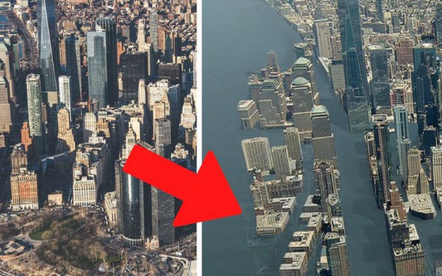 Thành phố New York (Mỹ) có thể chìm dưới biển vào cuối thế kỷ này