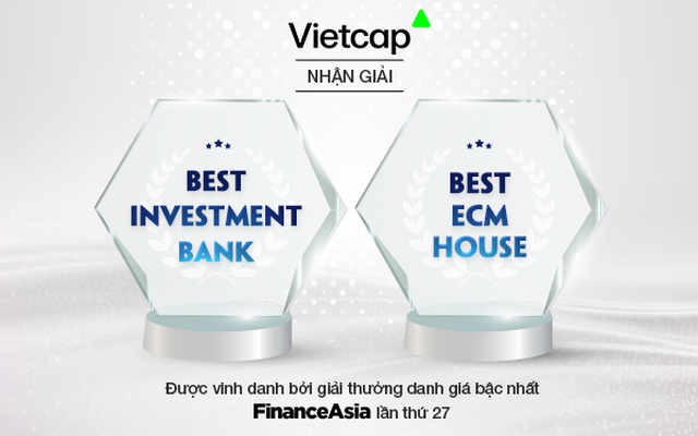 Vietcap được vinh danh tại giải thưởng Financeasia Awards lần thứ 27