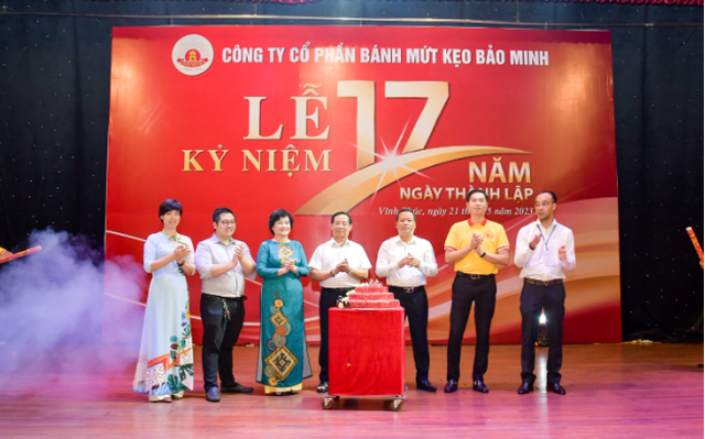 Lễ kỷ niệm 17 năm thành lập công ty cổ phần bánh mứt kẹo Bảo Minh