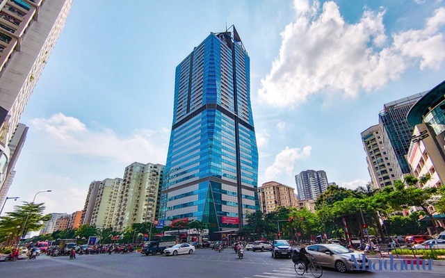 Toà nhà Diamond Flower Tower (Thanh Xuân, Hà Nội) của Handico 6.  Ảnh: TRỌNG HIẾU