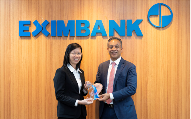 Eximbank vinh dự nhận giải thưởng thanh toán quốc tế xuất sắc từ Citibank