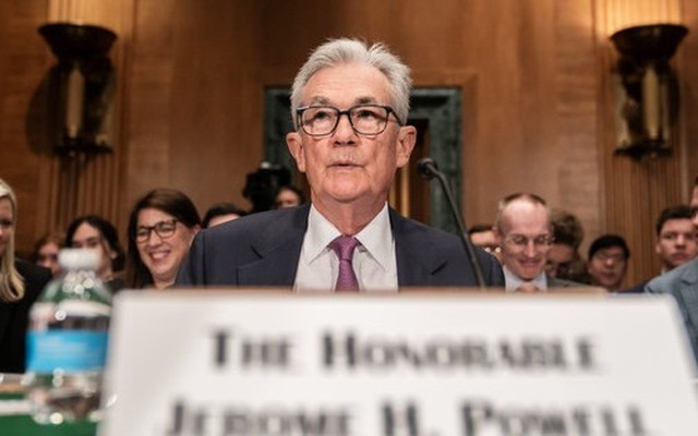 Chủ tịch Jerome Powell của FED. Ảnh: Nathan Howard/Bloomberg

