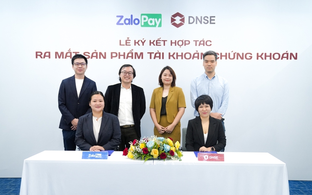 DNSE và ZaloPay hợp tác ra mắt sản phẩm hỗ trợ đầu tư chứng khoán