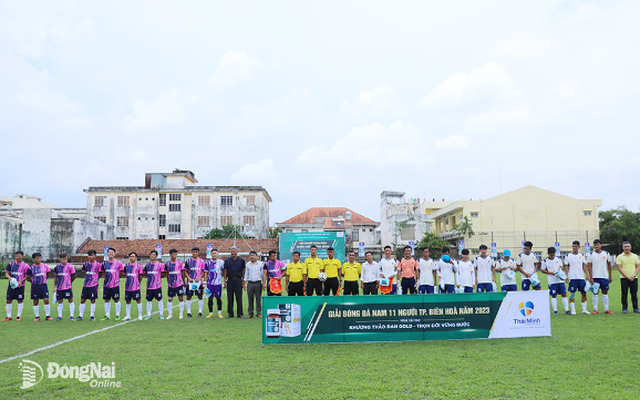 Khương Thảo Đan Gold tài trợ giải bóng đá thường niên tại Biên Hòa