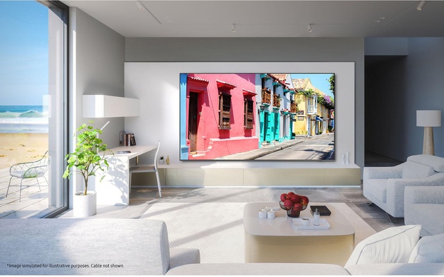 Tân vương giải trí phòng khách TV QLED 98 inch có gì đặc biệt?