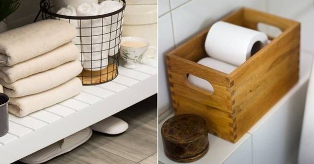 9 ý tưởng lưu trữ thông minh, tiết kiệm diện tích cho phòng tắm nhỏ