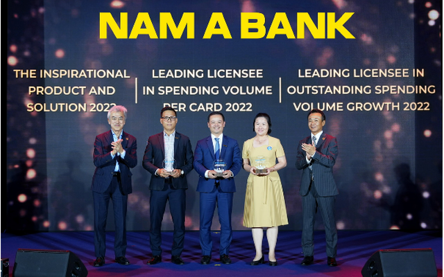 Nam A Bank được JCB vinh danh ở 3 hạng mục giải thưởng