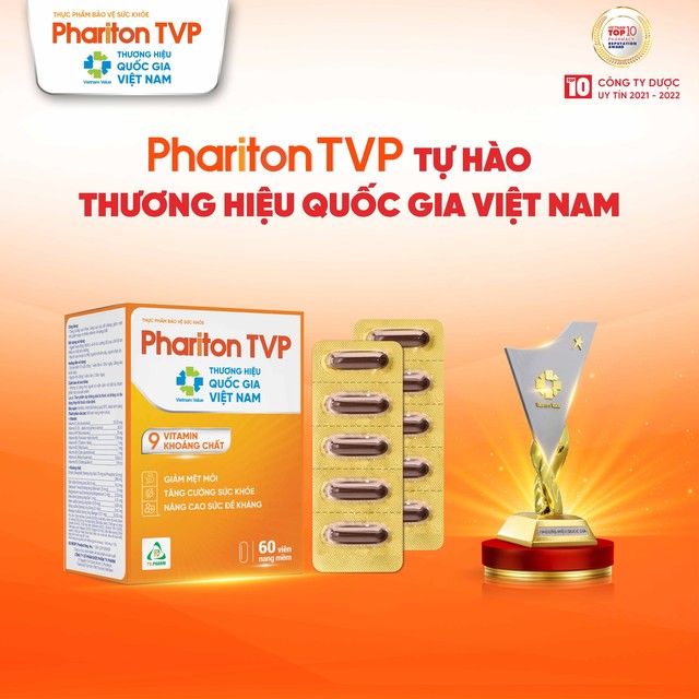 Thương hiệu quốc gia Phariton TVP giữ vững sứ mệnh nâng cao sức khỏe Việt - Ảnh 3.