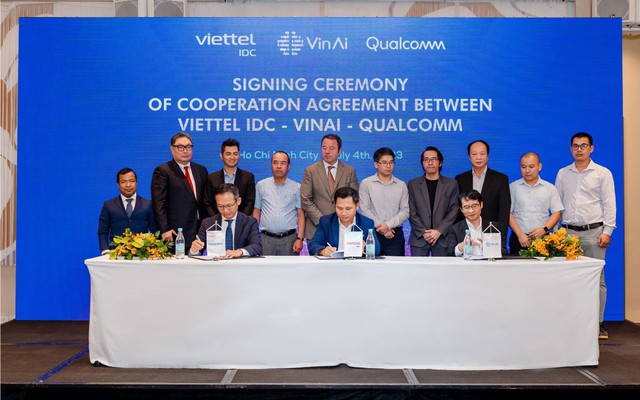 Viettel IDC hợp tác cùng VinAI và Qualcomm đẩy mạnh ứng dụng giải pháp AI