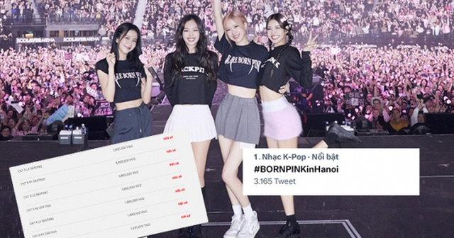 Ngày mở bán vé concert BLACKPINK: Sold-out nhiều hạng vé, fan quốc tế đưa “Born Pink Hà Nội" lên thẳng #1 Twitter