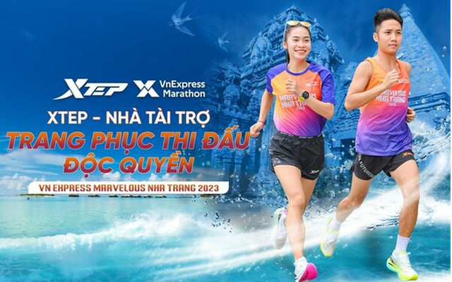 Xtep - nhà tài trợ trang phục giải chạy VnExpress Marathon Marvelous Nha Trang