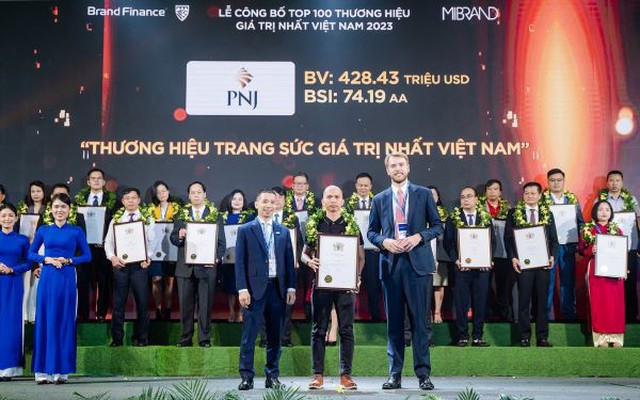 Brand Finance công bố PNJ là thương hiệu trang sức giá trị nhất Việt Nam