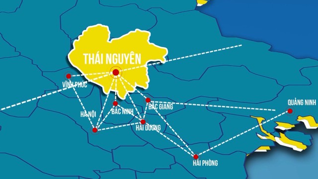 Thái Nguyên khai thác lợi thế vị trí định hướng trở thành một trong những cực tăng trưởng hạt nhân quan trọng trong phát triển kinh tế của vùng trung du và miền núi ﻿ ﻿Bắc Bộ và vùng Thủ đô Hà Nội.

