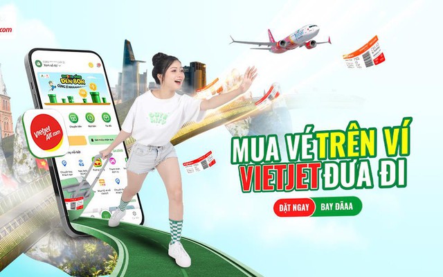 AppotaPay hợp tác VietJet Air triển khai tính năng đặt vé máy bay trực tiếp