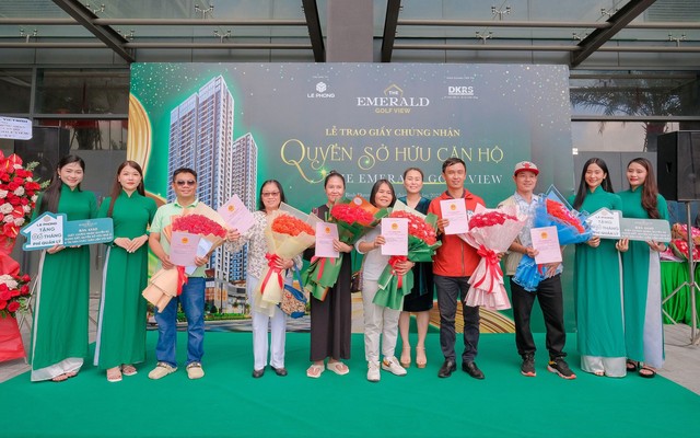 Dự án The Emerald Golf View có sổ hồng sau 5 tháng bàn giao