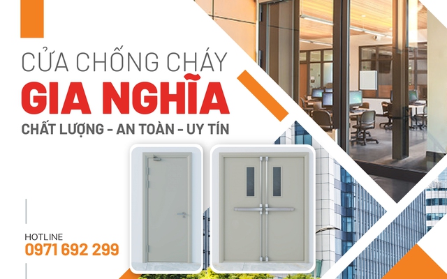 Cửa chống cháy Gia Nghĩa: Chất lượng an toàn luôn đặt lên hàng đầu