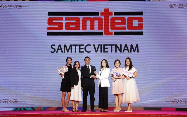 Samtec Việt Nam được vinh danh "Nơi làm việc tốt nhất Châu Á" năm 2023