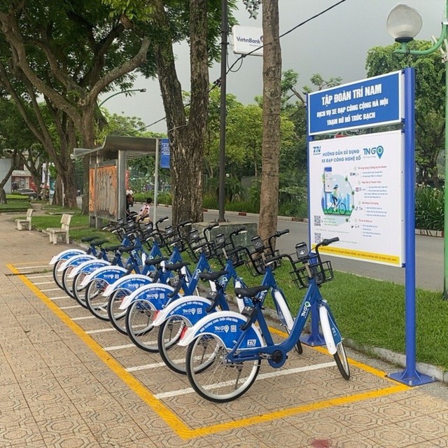 1000 xe đạp công cộng phủ xanh Hà Nội, giá thuê 5.000-10.000 đồng/30 phút, DN nào đứng sau?