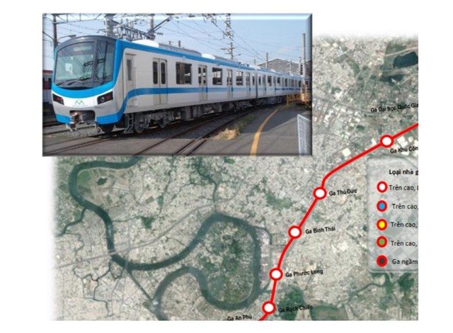 Tàu metro Bến Thành - Suối Tiên chạy thử nghiệm toàn tuyến