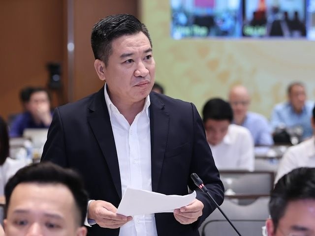 Ông Nguyễn Đình Trung, Chủ tịch HĐQT, Tổng Giám đốc Hưng Thịnh Corp - Ảnh: VGP/Nhật Bắc.