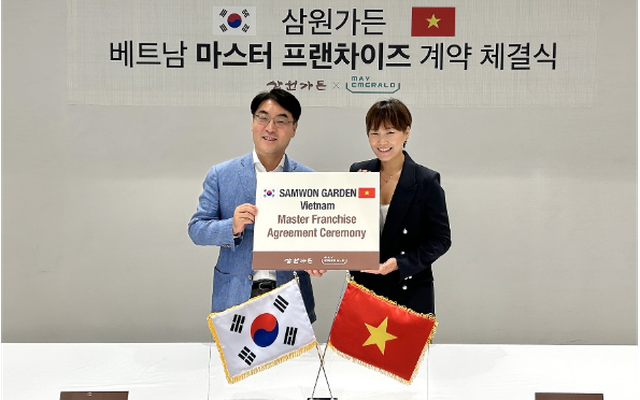 Samwon Garden ký thoả thuận nhượng quyền thương hiệu tại Việt Nam