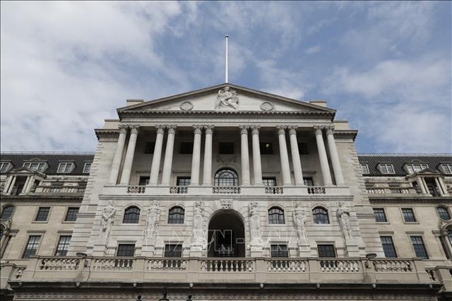 Trụ sở Ngân hàng Trung ương Anh ở London. Ảnh: AFP/TTXVN