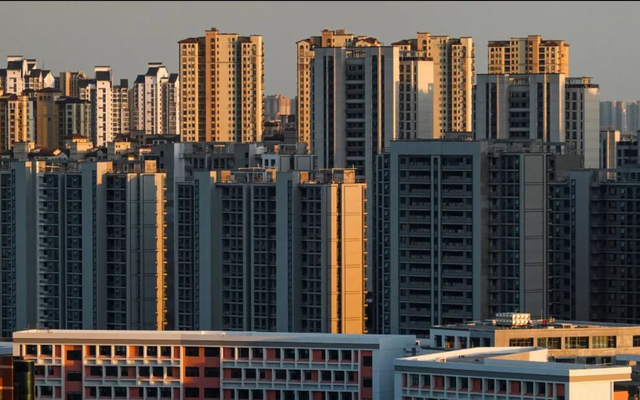 Tòa nhà chung cư ở Thường Châu, Trung Quốc. Ảnh: Sheldon Cooper/SOPA Images/LightRocket/Getty Images