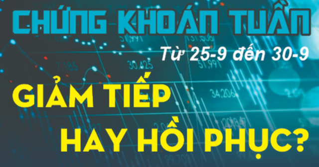 Infographic: Chứng khoán tuần 25-9 đến 30-9: Giảm tiếp hay hồi phục?