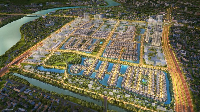 Dự án nhà ở xã hội tại Thanh Hóa nằm trên một phần diện tích khu đô thị Vinhomes Star City. Ảnh phối cảnh: Vinhomes