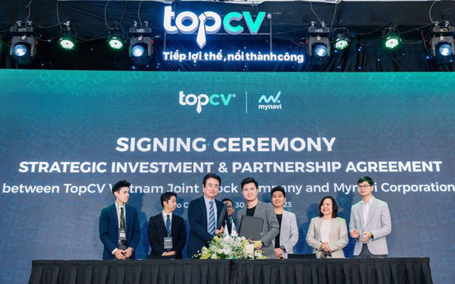 TopCV nhận đầu tư Series B hàng chục triệu đô la Mỹ từ Mynavi Corporation