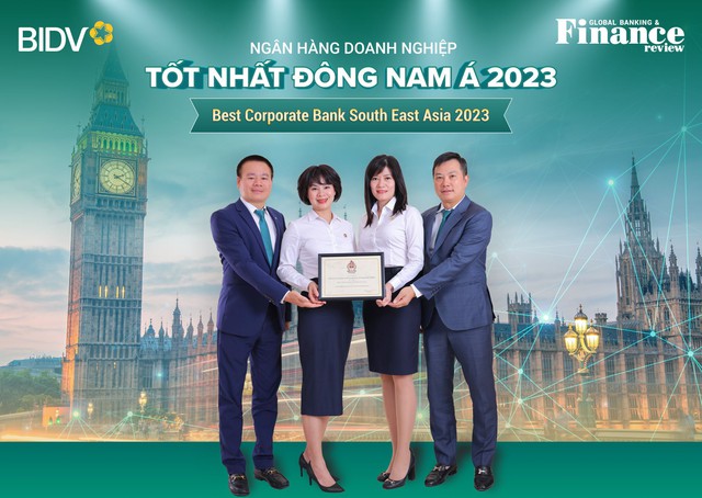 BIDV giữ vững vị trí Ngân hàng SME và Ngân hàng Doanh nghiệp tốt nhất Đông Nam Á

 - Ảnh 1.