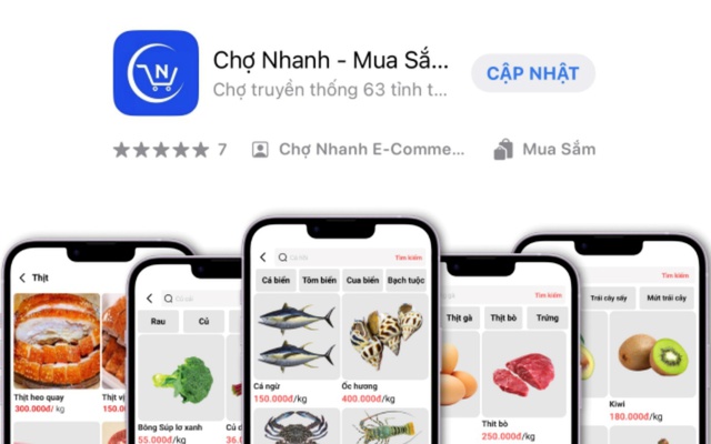 Chợ Nhanh - nền tảng thương mại điện tử hướng đến chợ truyền thống toàn quốc