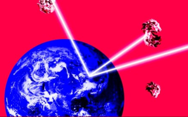 Để giải quyết vấn đề rác vũ trụ, EOS Space của Australia và EX-Fusion của Nhật Bản sẽ phát triển một hệ thống laser để loại bỏ chúng khỏi quỹ đạo Trái đất tầm thấp. (Ảnh minh họa: Emily Cho)