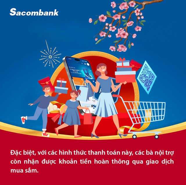 Sắm Tết “thả phanh” với thẻ Sacombank khi mỗi ngày nhận tiền hoàn hấp dẫn - Ảnh 4.