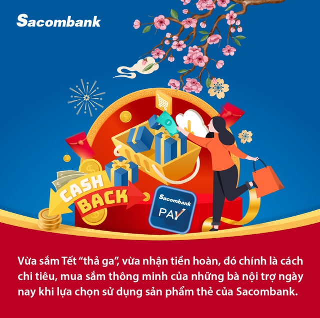 Sắm Tết “thả phanh” với thẻ Sacombank khi mỗi ngày nhận tiền hoàn hấp dẫn - Ảnh 8.