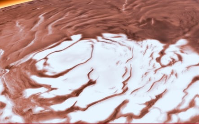 Nước đóng băng trên sao Hỏa có thể lấp đầy biển Đỏ