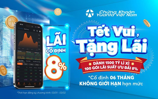 Đón Tết siêu hời với margin chỉ 8%