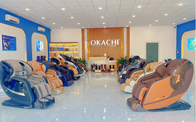 OKACHI – thương hiệu vàng phân phối ghế massage hàng đầu tại Việt Nam